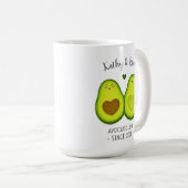 かわいい妻夫記念日ギフト 名前入りカスタマイズ コーヒーマグカップ (正面右)