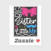 かわいい姉と妹のおちいさん シール (シート)