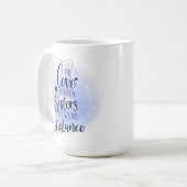 かわいい姉妹の愛の言葉アート追加文字 コーヒーマグカップ (正面左)