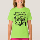 かわいい姉妹友ワードアート Tシャツ (正面)