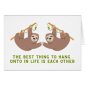 かわいい婚約おめでとうカードナマズ (正面横)