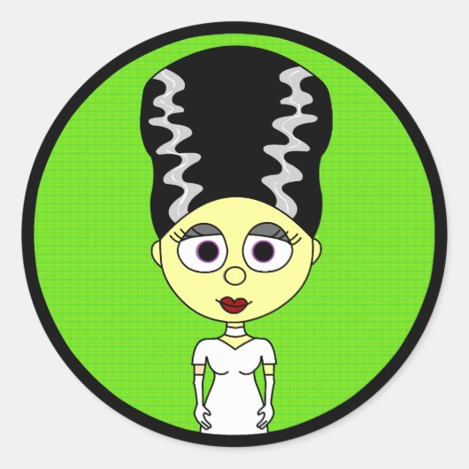 かわいい嫁のフランケンシュタイン ラウンドシール (正面)