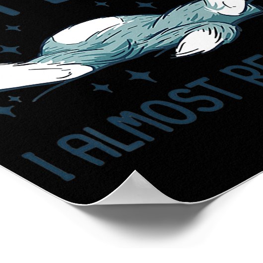 かわいい子おもしろいネコうそつき誰かが言った ポスター (角)