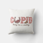 かわいい子がカウボーイを連れてきて クッション (裏面)