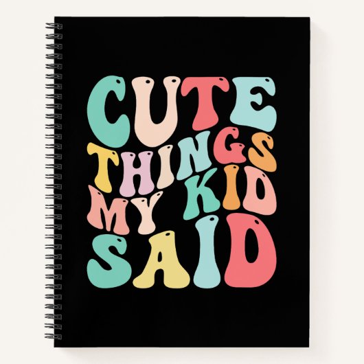 かわいい子が言った ノートブック (正面)