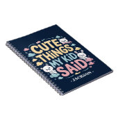 かわいい子が言った ノートブック (右側)