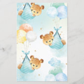 かわいい子どもが気球に赤ちゃんのシャワーを望む|過去記事 (裏面)