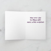 かわいい子どもたちイースターバニーイースターエッグ シーズンカード (内部)