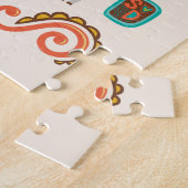 かわいい子どもたちABC動物のアルファベッパーソナライズされたト ジグソーパズル (側面)