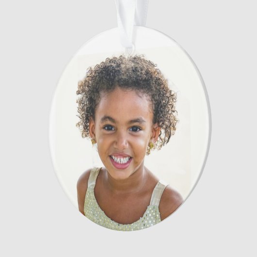 かわいい子どもの写真おばあちゃんのギフトオーナメント オーナメント (正面)