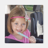 かわいい子どもの写真カスタマイズ磁石 マグネット (正面)