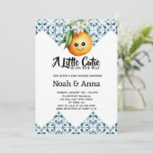 かわいい子どもの地中海ベイビーシャワー 招待状 (スタンド正面)