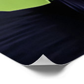 かわいい子どもの縁どポートレート | AIアートポスター ポスター (角)