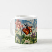 かわいい子どもの芸術 コーヒーマグカップ (正面左)