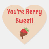 かわいい子どもキッズバレンタイン ハートシール (正面)