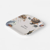 かわいい子どもハローウィンパーティ ペーパープレート (傾斜あり)