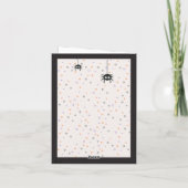 かわいい子どもハローウィンパーティ 招待状 (裏面)