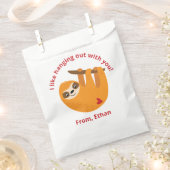 かわいい子どもバレンタイン教室 フェイバーバッグ (クリップ留めされた状態)