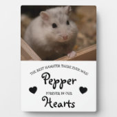 かわいい子どもペットの記念碑 フォトプラーク (正面)