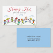 かわいい子ども保育園子預かりサービス 名刺 (正面/裏面)