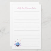 かわいい子ども向け筆記用紙 便箋 (正面/裏面)