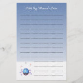 かわいい子ども向け筆記用紙 便箋 (正面)