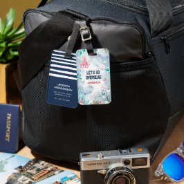 かわいい子ども海外行こう'海旅行 ラゲッジタグ