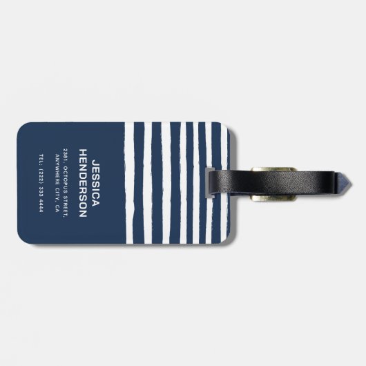 かわいい子ども海外行こう'海旅行 ラゲッジタグ (裏面横)