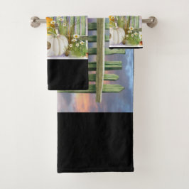 かわいい子ども物語かぼちゃパッチ バスタオルセット