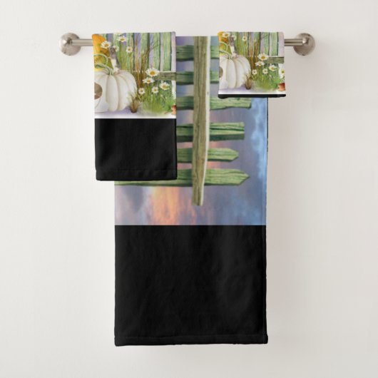 かわいい子ども物語かぼちゃパッチ バスタオルセット (インサイチュ)