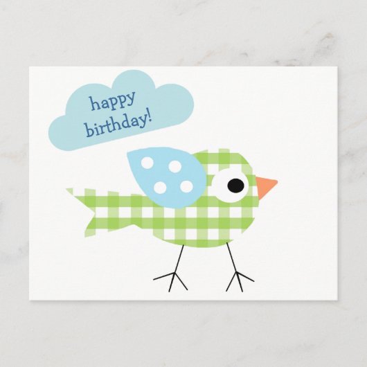 かわいい子ども用はがき ポストカード (正面)