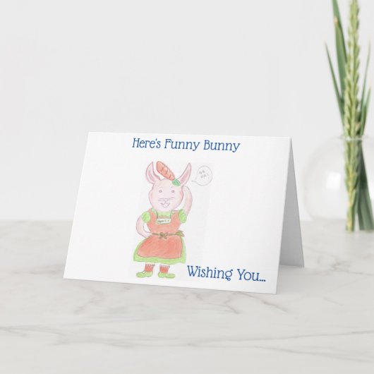 かわいい子ども誕生日 カード (正面)