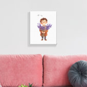 かわいい子ども キャンバスプリント (インサイチュ (リビング))