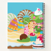 かわいい子に名前を追加レシピノートブック ノートブック (裏面)