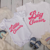 かわいい子のいとこ |ピンクマッチングファミリー ベビーボディスーツ