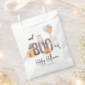 かわいい子のハッピーハローウィン猫たち幽霊たちカボチャ フェイバーバッグ (クリップ留めされた状態)