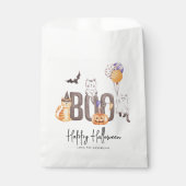 かわいい子のハッピーハローウィン猫たち幽霊たちカボチャ フェイバーバッグ (正面)