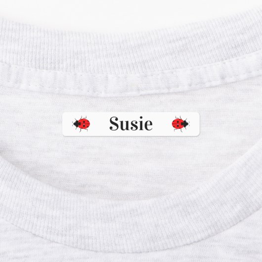 かわいい子のラディバグのアイロン ラベル (貼付)