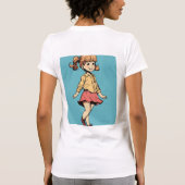 かわいい子のtシャツ tシャツ (裏面)