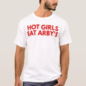 かわいい子はアーバイズを食べる Tシャツ (正面)