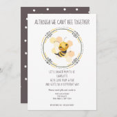 かわいい子は一緒にメールで赤ちゃんシャワー 招待状 (正面/裏面)