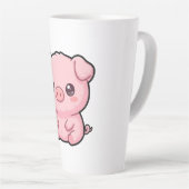 かわいい子ぶたのラテマグ カフェラテマグ (右アングル)