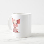 かわいい子ぶた  コーヒーマグカップ (正面左)
