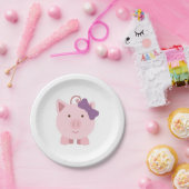 かわいい子ぶた ペーパープレート (パーティー)