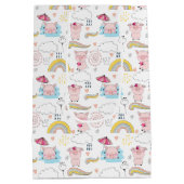 かわいい子ぶた ミディアムペーパーバッグ (裏面)