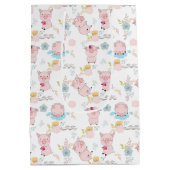 かわいい子ぶた ミディアムペーパーバッグ (裏面)