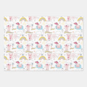 かわいい子ぶた ラッピングペーパーシート (正面2)