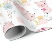 かわいい子ぶた ラッピングペーパー (ロールコーナー)