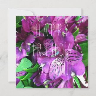 かわいい子へ！誕生日カード カード