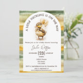 かわいい子アヒルが道に入男女兼用る 招待状 (スタンド正面)